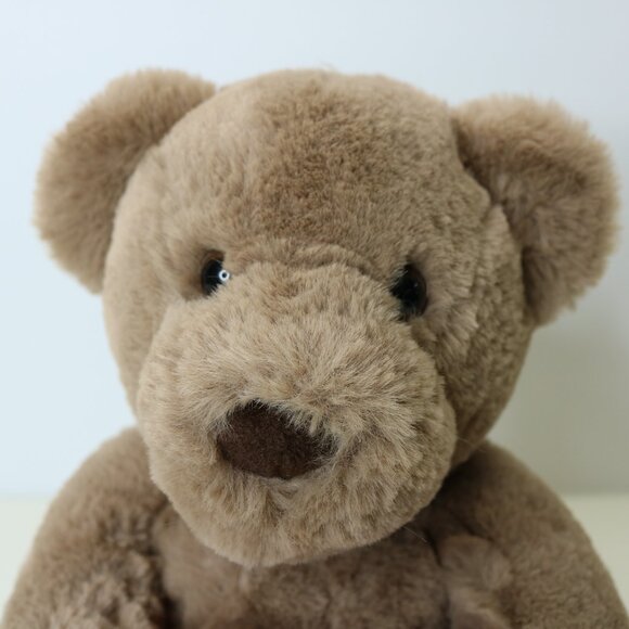 Aurora Brown Bear Holding Heart Soft Plush Stuffed Animal Toy Valentine - Picture 2 of 12